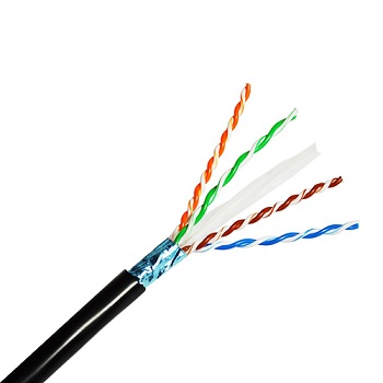 کابل شبکه اوتدور outdoor لگراند Cat6 SFTP تست چنل روکش PVC حلقه 305 متری