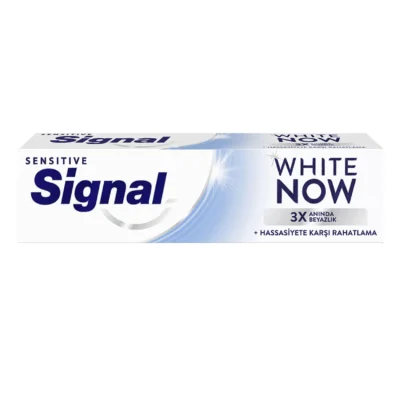 خرید و قیمت خمیر دندان سیگنال مدل وایت ناو 3X مخصوص دندان های حساس Signal WHITE NOW حجم 75 میلی لیتر