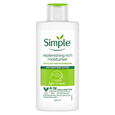 خرید و قیمت کرم آبرسان و مرطوب کننده سیمپل مدل ریچ Simple rich حجم 125 میلی لیتر