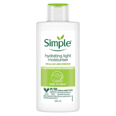 خرید و قیمت کرم آبرسان و مرطوب کننده سیمپل مدل لایت Simple light حجم 125 میلی لیتر