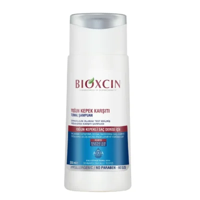 خرید و قیمت شامپو بیوکسین ضد شوره فورت Ds مدل آکوا ترمال BIOXSINE AQUA THERMAL حجم 200میل