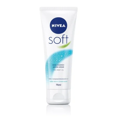 خرید و قیمت کرم مرطوب کننده تیوپی نیوا سری سافت NIVEA soft حجم 75 میلی لیتر