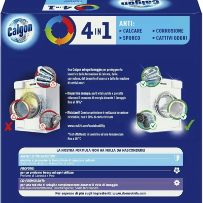 خرید و قیمت قرص جرم گیر ماشین لباسشویی کالگون Calgon بسته 15 عددی