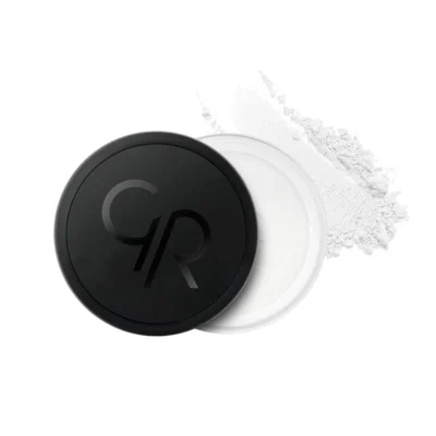 خرید و قیمت پودر تثبیت کننده آرایش گلدن رز GOLDEN ROSE Fixing and mattifying loose face powder حجم 11 میلی لیتر