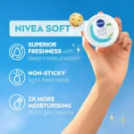 کرم مرطوب کننده کاسه ای نیوآ سری سافت NIVEA soft حجم 200 میلی لیتر - Image 4