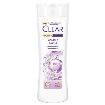 خرید و قیمت شامپو مو ضد شوره کلیر زنانه مراقبت کامل CLEAR WOMEN Komple Bakım حجم 350 میلی لیتر