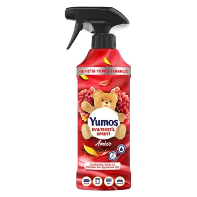 خرید و قیمت اسپری خوشبو کننده هوا یوموش مدل کهربا Yumos sprey Amber حجم 450 میلی لیتر