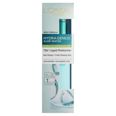 خرید و قیمت سرم آبرسان لورآل مدل آب آلوئه ورا هیدرا جنیوس L'OREAL Hydra Genius Aloe Water حجم 70 میلی لیتر