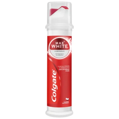 خرید و قیمت خمیر دندان پمپی کلگیت مکس وایت Colgate Max White Pump حجم 100 میلی لیتر