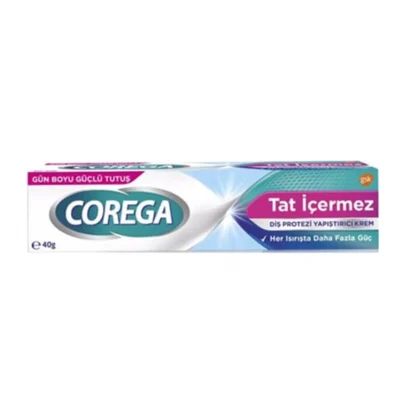 خرید و قیمت چسب دندان مصنوعی کورگا بدون طعم COREAGA Tat İçermez وزن 40 گرم
