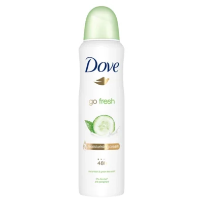 خرید و قیمت اسپری ضد تعریق داو گو فرش خیار و چای سبز Dove Go Fresh Cucumber & Green Tea Scent حجم 250 میلی لیتر