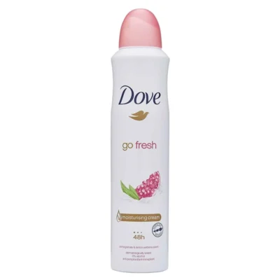 خرید و قیمت اسپری ضد تعریق داو گو فرش انار و لیمو وِربِنا Dove Go Fresh Pomegranate & Lemon Verbena Scent حجم 250 میلی لیتر