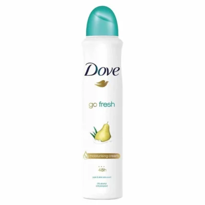 خرید و قیمت اسپری ضد تعریق داو گو فرش گلابی و آلوئه‌ورا Dove Go Fresh Pomegranate & Lemon Verbena Scent حجم 250 میلی لیتر
