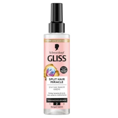 خرید و قیمت اسپری دو فاز گلیس اسپلیت هیر میراکل Gliss Split Hair Miracle حجم 200 میلی لیتر