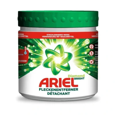 خرید و قیمت پودر لکه بر لباس آریل مناسب لباس های سفید و روشن ARIEL DIAMOND BRIGHT وزن 500 گرم