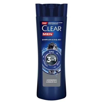 خرید و قیمت شامپو مو ضد شور کلیر مردانه شامپو و ژل دوش CLEAR MEN Şampuan & Duş Jeli حجم 350 میلی لیتر