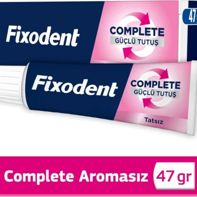 خرید و قیمت چسب دندان مصنوعی فیکسودنت کامپلیت بدون طعم Fixodent Complete Tatsiz وزن 47 گرم