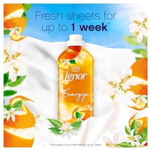 خرید و قیمت مایع نرم‌کننده و خوشبوکننده لباس لنور مدل مرکبات و شاه پسند سفید lenor Citrus & White Verbena حجم 860 میلی لیتر