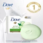 خرید و قیمت صابون داو گو فرش فرش تاچ (خیار) Dove Go Fresh Fresh Touch وزن 90 گرم