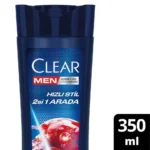 خرید و قیمت شامپو مو ضد شوره کلیر مردانه دوکاره 2 در 1 CLEAR MEN Hızlı Stil 2’si 1 Arada حجم 350 میلی لیتر