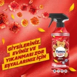 خرید و قیمت اسپری خوشبو کننده هوا یوموش مدل کهربا Yumos sprey Amber حجم 450 میلی لیتر