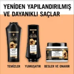 خرید و قیمت ماسک مو گلیس ترمیم‌کننده ۴ کاره Gliss 4’ü 1 Arada Onarıcı حجم 400 میلی لیتر