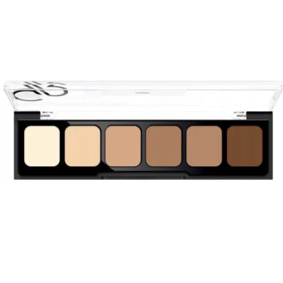 خرید و قیمت پالت کانسیلر کرمی گلدن رز شش رنگ GOLDEN ROSE correct & conceal concealer cream palette کد 02