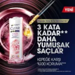 خرید و قیمت شامپو مو ضد شوره کلیر زنانه نرم و درخشان CLEAR WOMEN Yumuşak ve Parlak حجم 350 میلی لیتر