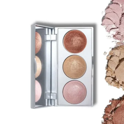 خرید و قیمت پالت هایلایتر استروبینگ گلدن رز GOLDEN ROSE Strobing Highlighter Palette