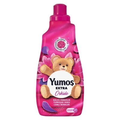 خرید و قیمت مایع نرم‌کننده و خوشبوکننده لباس یوموش اکسترا رایحه ارکیده Yumos EXTRA Orkide حجم 1440 میلی لیتر