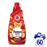 خرید و قیمت مایع نرم‌کننده و خوشبوکننده لباس یوموش اکسترا رایحه کهربا Yumos EXTRA Amber حجم 1440 میلی لیتر