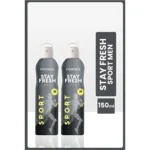 خرید و قیمت اسپری بدن ضد تعریق ۲۴ ساعته مردانه فارماسی رایحه اسپرت Farmasi SPORT STAY FRESH حجم 150 میلی لیتر