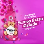 خرید و قیمت مایع نرم‌کننده و خوشبوکننده لباس یوموش اکسترا رایحه ارکیده Yumos EXTRA Orkide حجم 1440 میلی لیتر