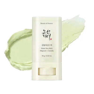 ضد آفتاب استیکی مات کننده بیوتی آف جوسان Beauty Of Joseon Matte Sun Stick Mugwort+Camelia وزن 18 گرم