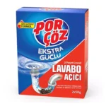خرید و قیمت پودر لوله بازکن پور چوز مدل لاوابو POR ÇÖZ EKSTRA GÜÇLÜ LAVABO ACICI وزن 100 گرم