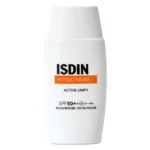 خرید و قیمت کرم ضد آفتاب ضد لک بی رنگ اکتیو یونیفای ایزدین ISDIN Foto Ultra ۱۰۰ Active Unify Fusion Fluid SPF50 حجم 50 میلی لیتر