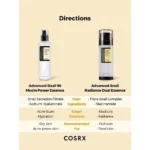 خرید و قیمت اسنس دوگانه حلزون کوزاركس COSRX Advanced Snail Radiance Dual Essence حجم 80 میلی لیتر