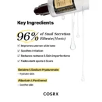 خرید و قیمت اسنس موسین حلزون کوزارکس Cosrx Advanced Snail ۹۶ Mucin Power Essence حجم 100 میلی لیتر