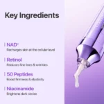 خرید و قیمت کرم دور چشم +NAD و رتینول ضدچروک و روشن کننده شماره ۹ نامبوزین numbuzin NAD+ Retinol Volumetox Eye Cream حجم 10 میلی لیتر