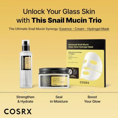 خرید و قیمت اسنس موسین حلزون کوزارکس Cosrx Advanced Snail ۹۶ Mucin Power Essence حجم 100 میلی لیتر