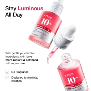 خرید و قیمت سرم ضد لک نیاسینامید %۱۰ + ترانگزامیک اسید ۴ آنوا Anua Niacinamide 10% + TXA ۴% Dark Spot Correcting Serum حجم 30 میلی لیتر