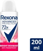 اسپری ضد تعریق 72 ساعته زنانه رکسونا رایحه دسته گل روشن Rexona BRIGHT BOUQUET حجم 200 میلی لیتر - Image 3
