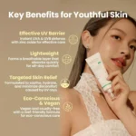 کرم ضد آفتاب فیزیکی بدون رنگ اکسیس وای AXIS-Y Complete No-Stress Physical Sunscreen SPF50 حجم 50 میلی لیتر - Image 4