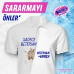 خرید و قیمت پودر لکه بر ونیش مخصوص لباس های سفید Vanish Oxi Action CRYSTAL WHITE وزن 480 گرم