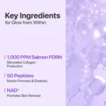 تونر پپتاید PDRN و NAD شماره ۹ درخشان تقویت کننده و ضد چروک نامبوزین numbuzin No.9NAD+ PDRN Glow Boosting Toner حجم 150 میلی لیتر
