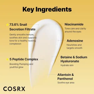 خرید و قیمت کرم دور چشم حلزون و پپتاید کوزارکس COSRX Advanced Snail Peptide Eye Cream حجم 25 میلی لیتر