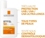 خرید و قیمت کرم ضد آفتاب بی رنگ نامرئی فلوئیدی لاروش پوزای LA ROCHE POSAY ANTHELIOS UVMUNE 400 FLUIDE INVISIBLE SPF50 حجم 50 میلی لیتر