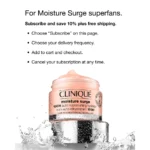 خرید و قیمت کرم آبرسان 100 ساعته کلینیک مدل افزایش رطوبت CLINIQUE MOISTURE SURGE 100H حجم 50 میلی لیتر