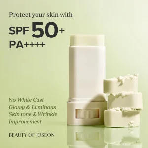 ضد آفتاب استیکی مات کننده بیوتی آف جوسان Beauty Of Joseon Matte Sun Stick Mugwort+Camelia وزن 18 گرم