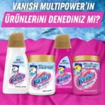 پودر لکه بر ونیش مخصوص لباس های رنگی Vanish Oxi Action COLOUR SAFE وزن 480 گرم - Image 7